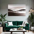 Abstrakte Landschaft Fliessende Linien Neutraltoene