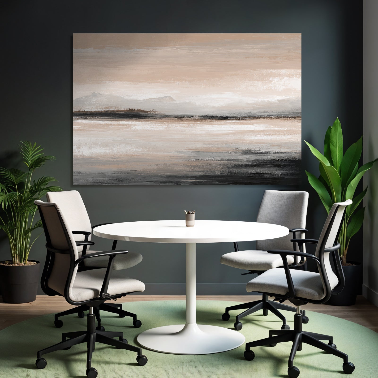 Abstrakte Landschaft Minimalistisches Design