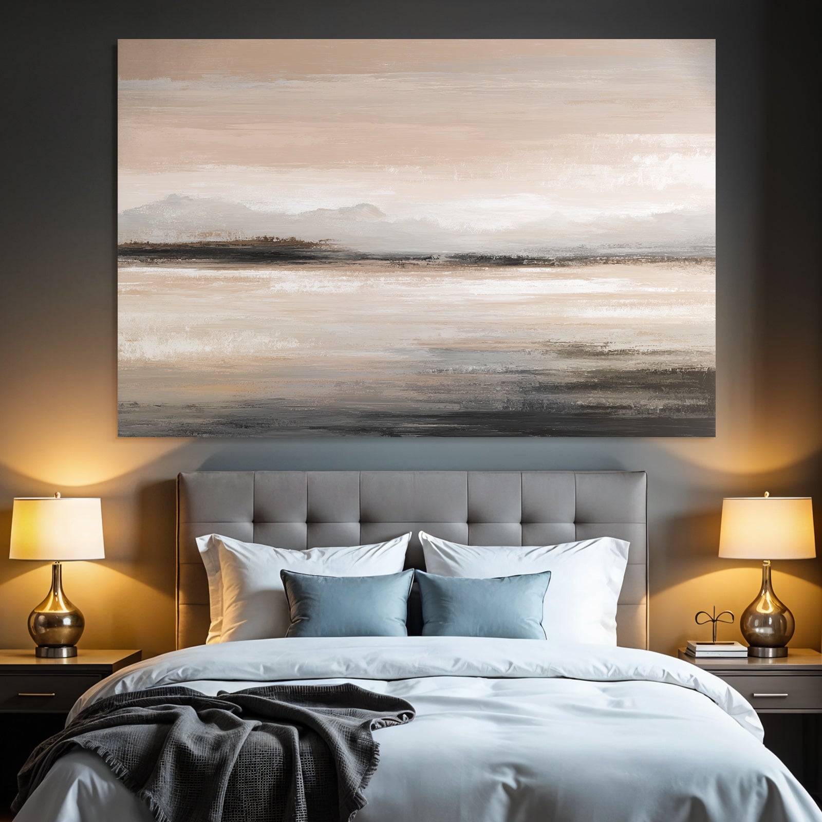Abstrakte Landschaft Minimalistisches Design