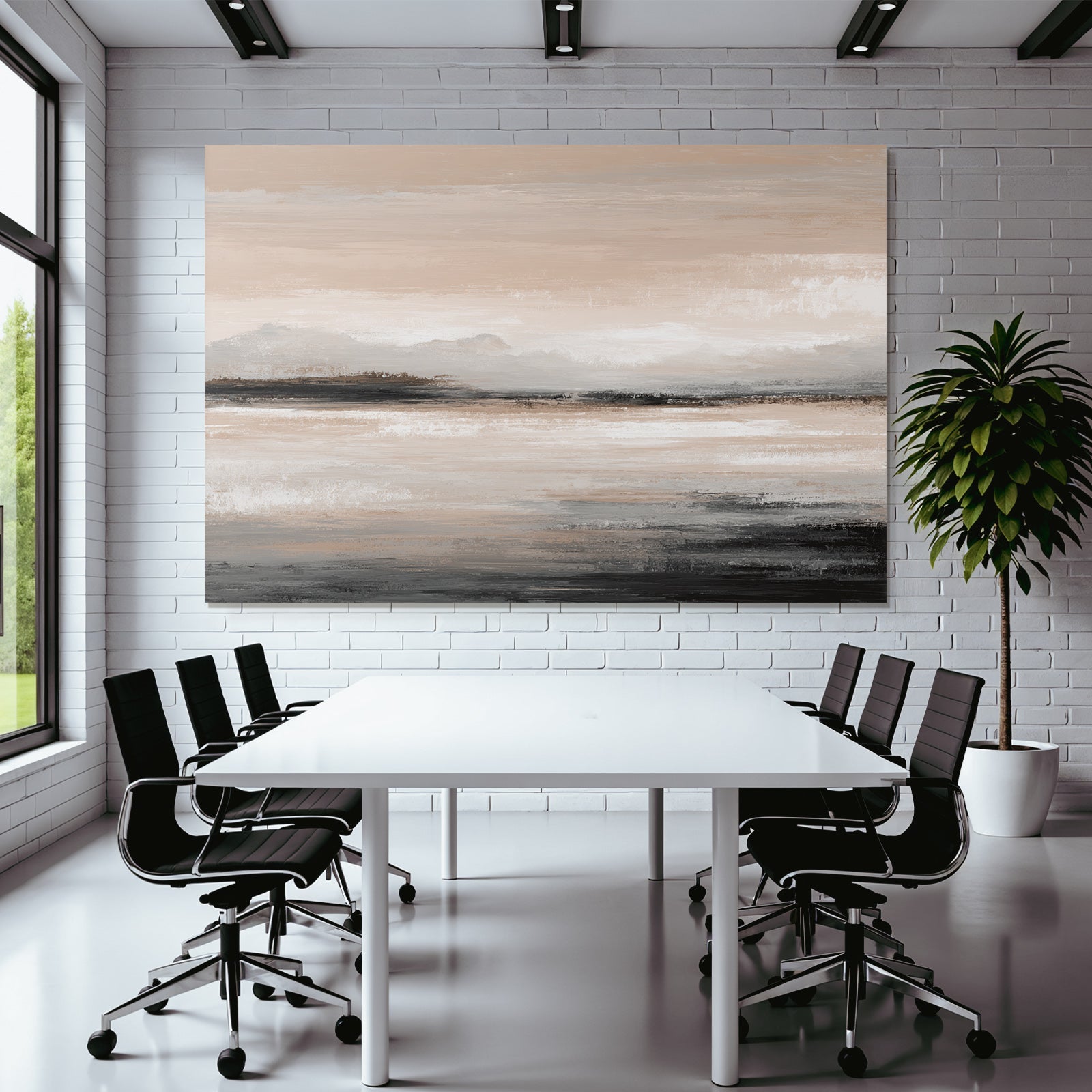Abstrakte Landschaft Minimalistisches Design