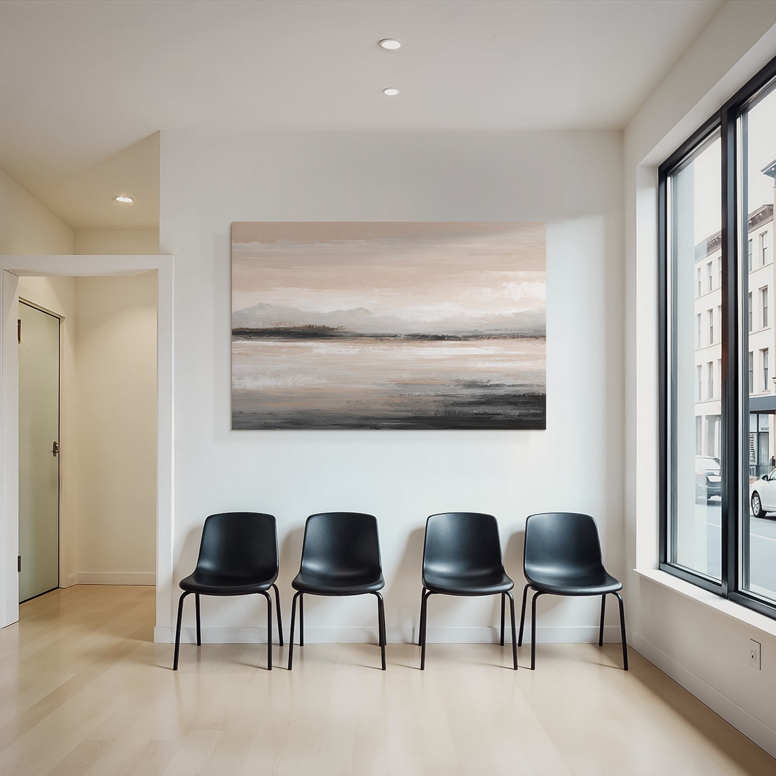 Abstrakte Landschaft Minimalistisches Design