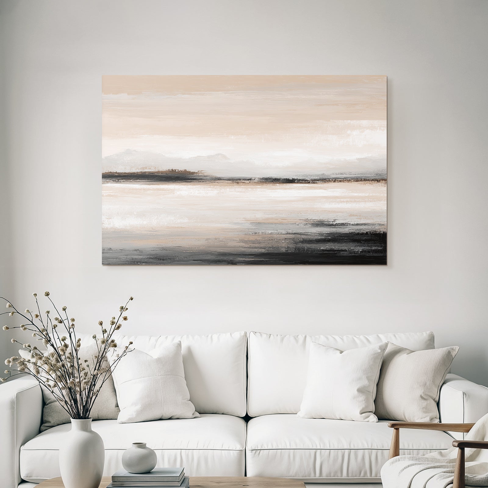 Abstrakte Landschaft Minimalistisches Design