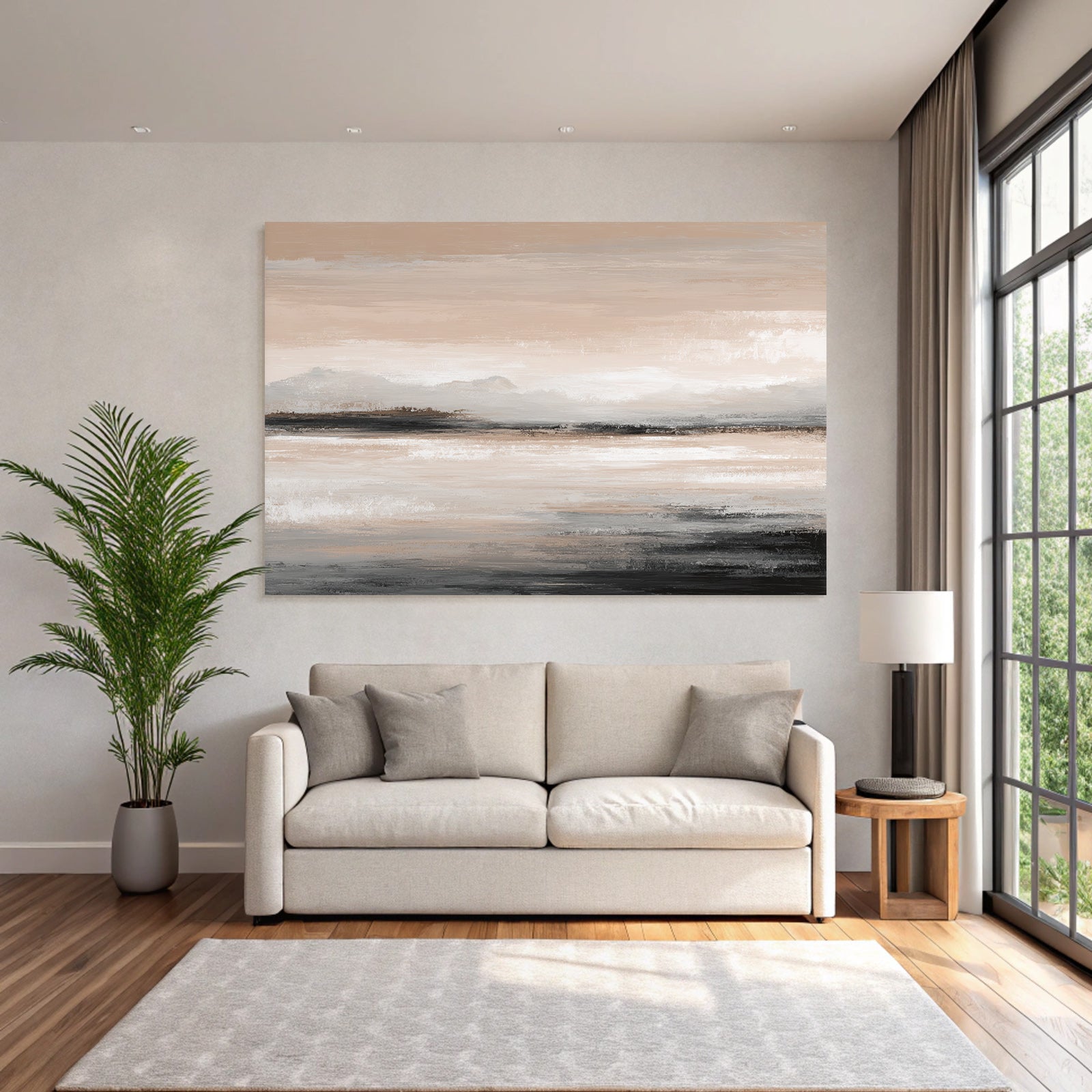 Abstrakte Landschaft Minimalistisches Design