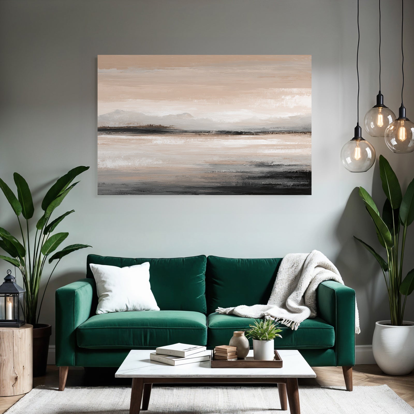 Abstrakte Landschaft Minimalistisches Design