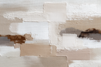 Abstraktes Gemaelde Beige Weiss Braun | Japandi | Einrichtungsstile
