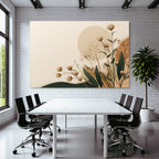 Floral Earthy Abstract Design Natural Atmosphere