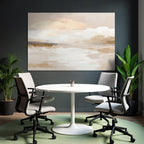 Sanftefarben Abstrakte Malerei Digitale Kunst Ruhige Atmosphaere