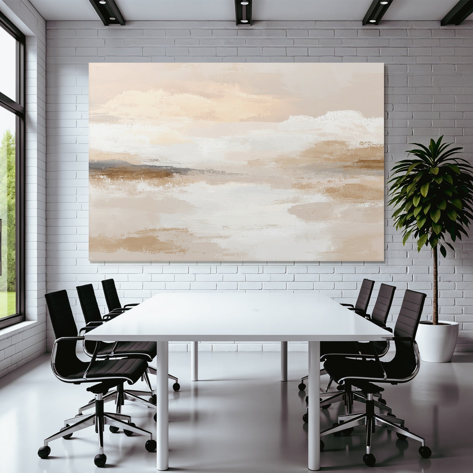 Sanftefarben Abstrakte Malerei Digitale Kunst Ruhige Atmosphaere