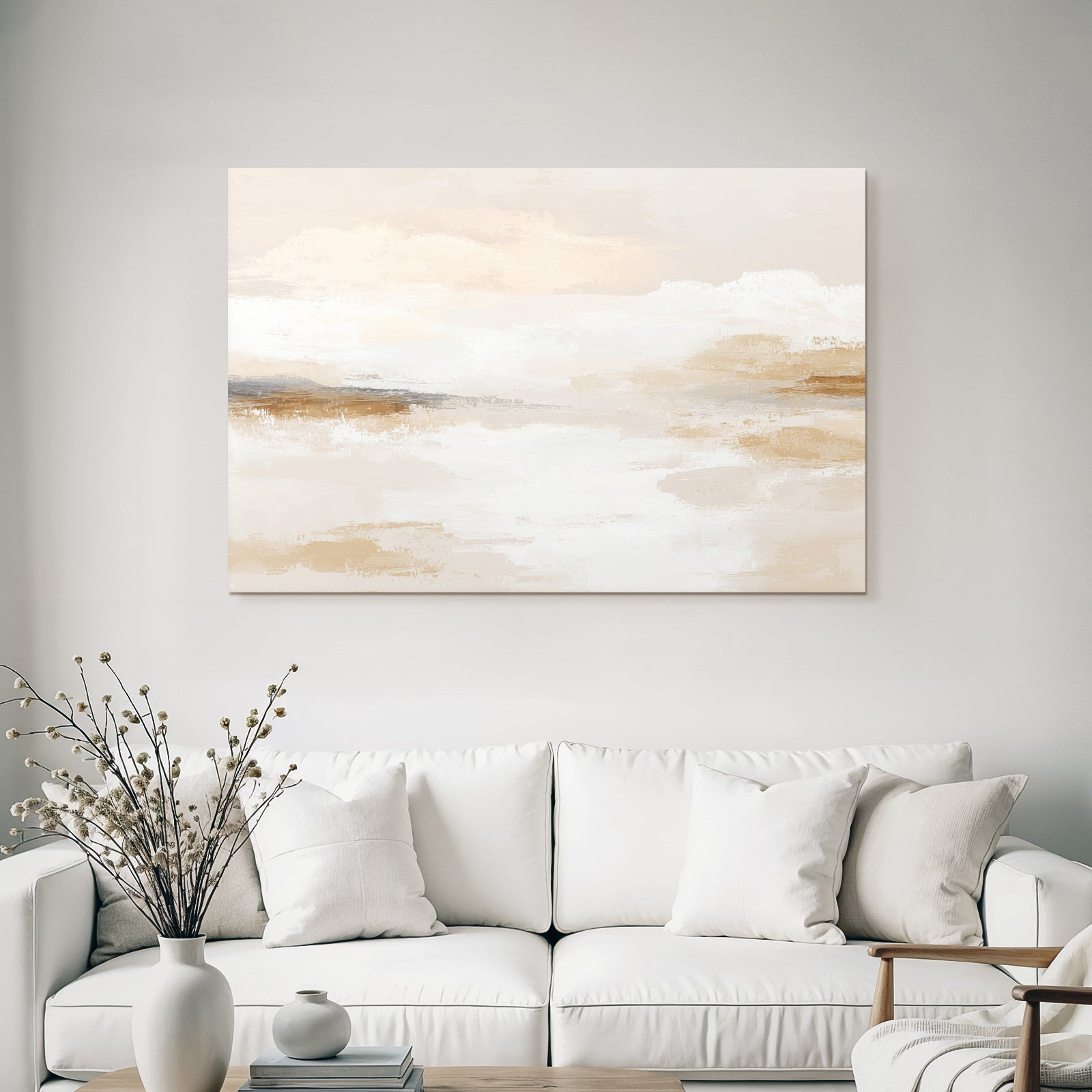 Sanftefarben Abstrakte Malerei Digitale Kunst Ruhige Atmosphaere