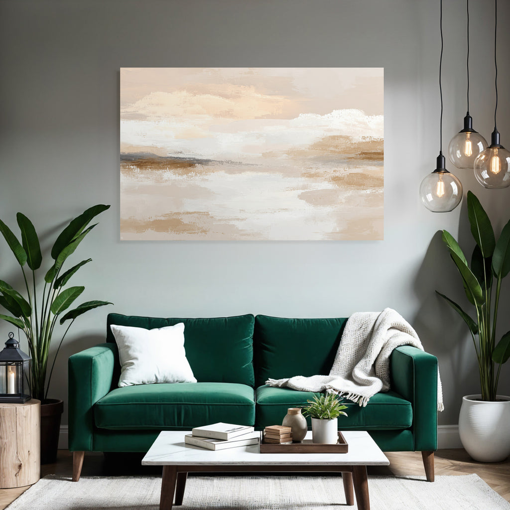 Sanftefarben Abstrakte Malerei Digitale Kunst Ruhige Atmosphaere