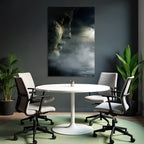 Dramatische Landlandschaft Mit Stein Face Und Antiker Architektur