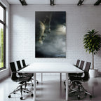 Dramatische Landlandschaft Mit Stein Face Und Antiker Architektur