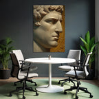 E Skulptur Mann Hautfraeulein Historischer Hintergrund