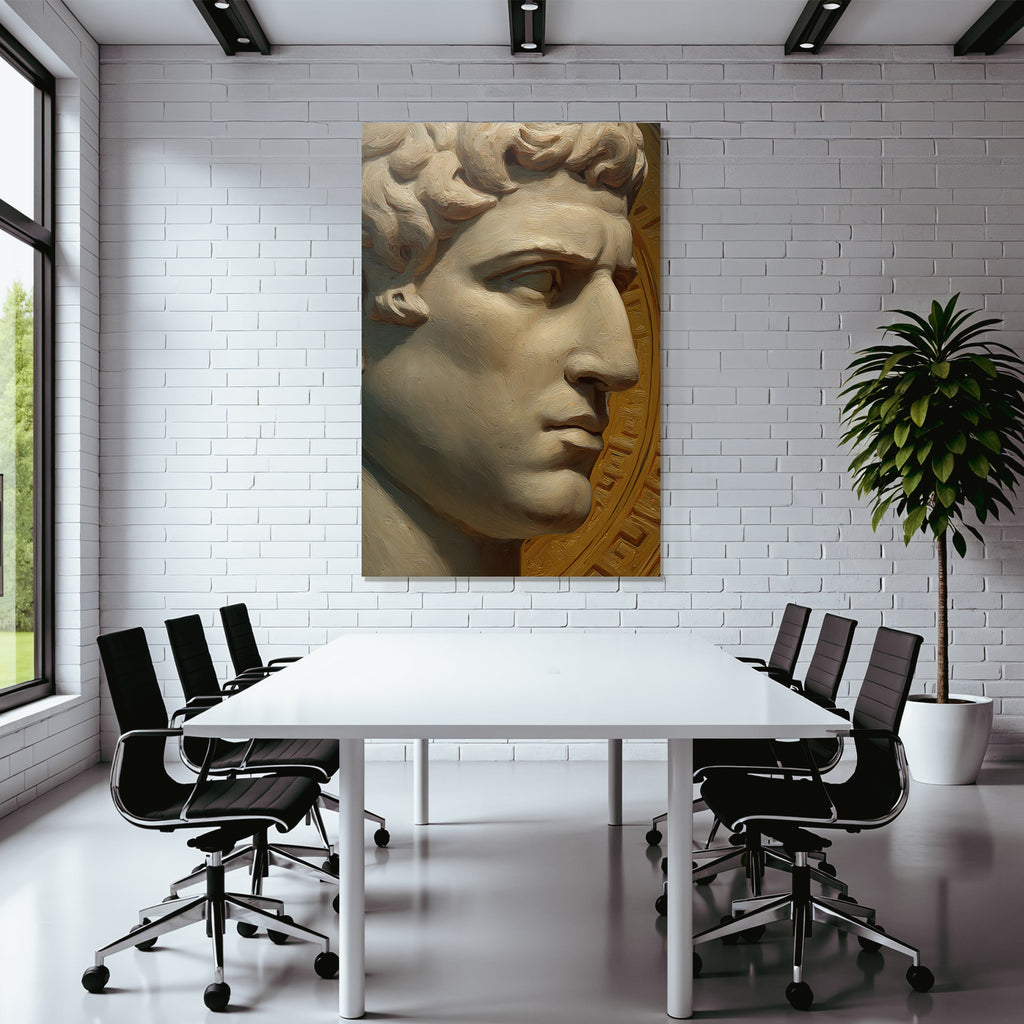E Skulptur Mann Hautfraeulein Historischer Hintergrund