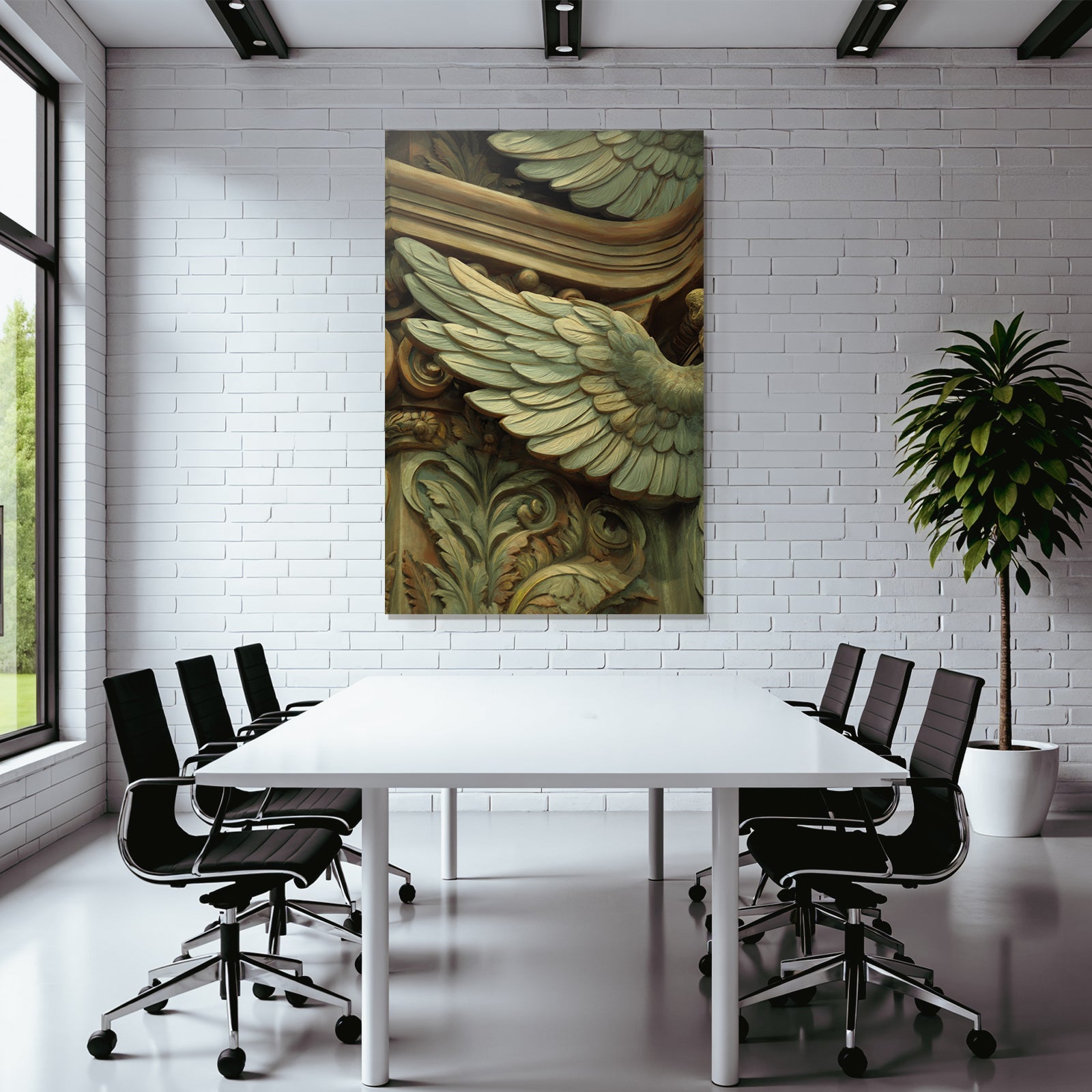 Fluegel Und Folien Detail Kunstwerk
