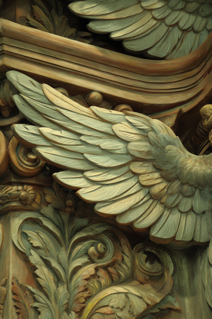 Fluegel Und Folien Detail Kunstwerk | Klassisch | Einrichtungsstile