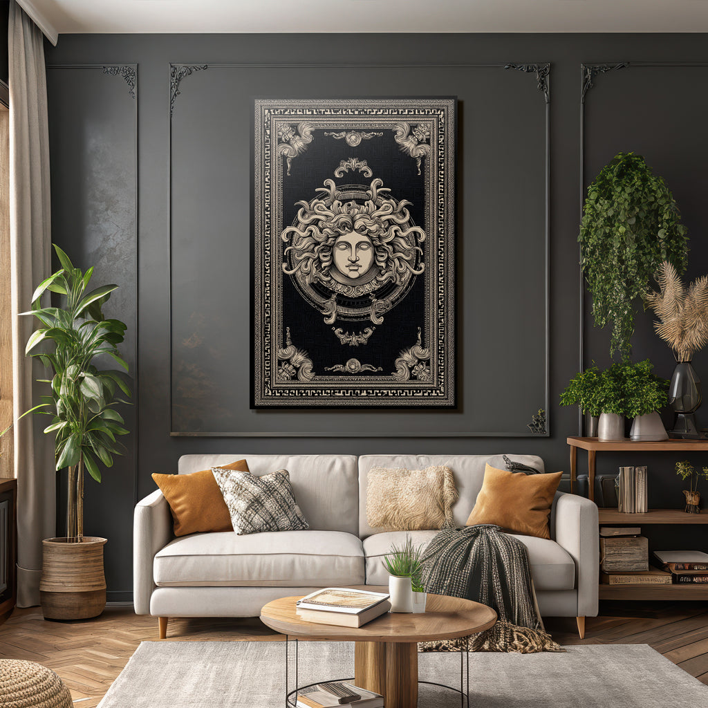 Gorgonen Medusa Kunstvolle Darstellung Mythologie