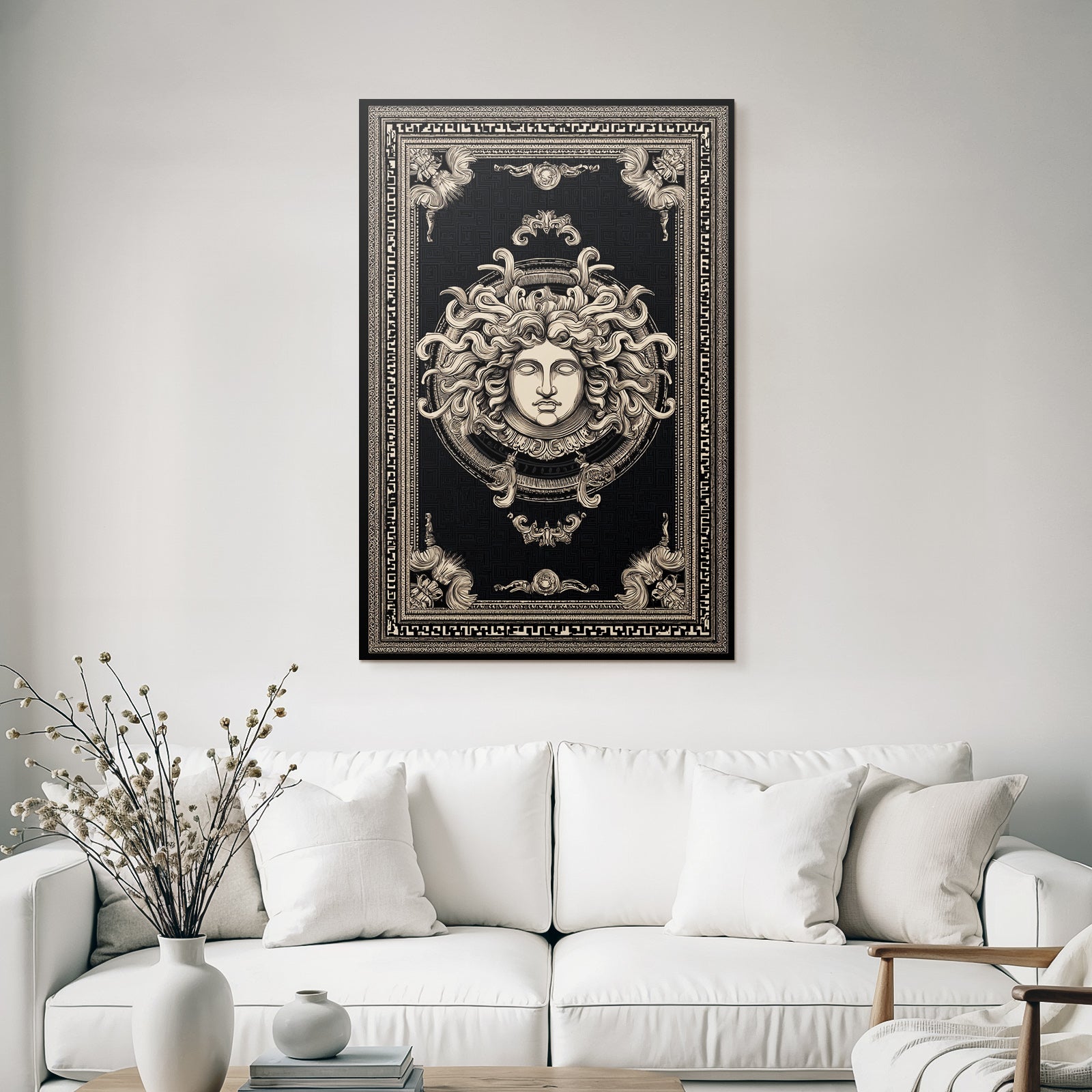 Gorgonen Medusa Kunstvolle Darstellung Mythologie