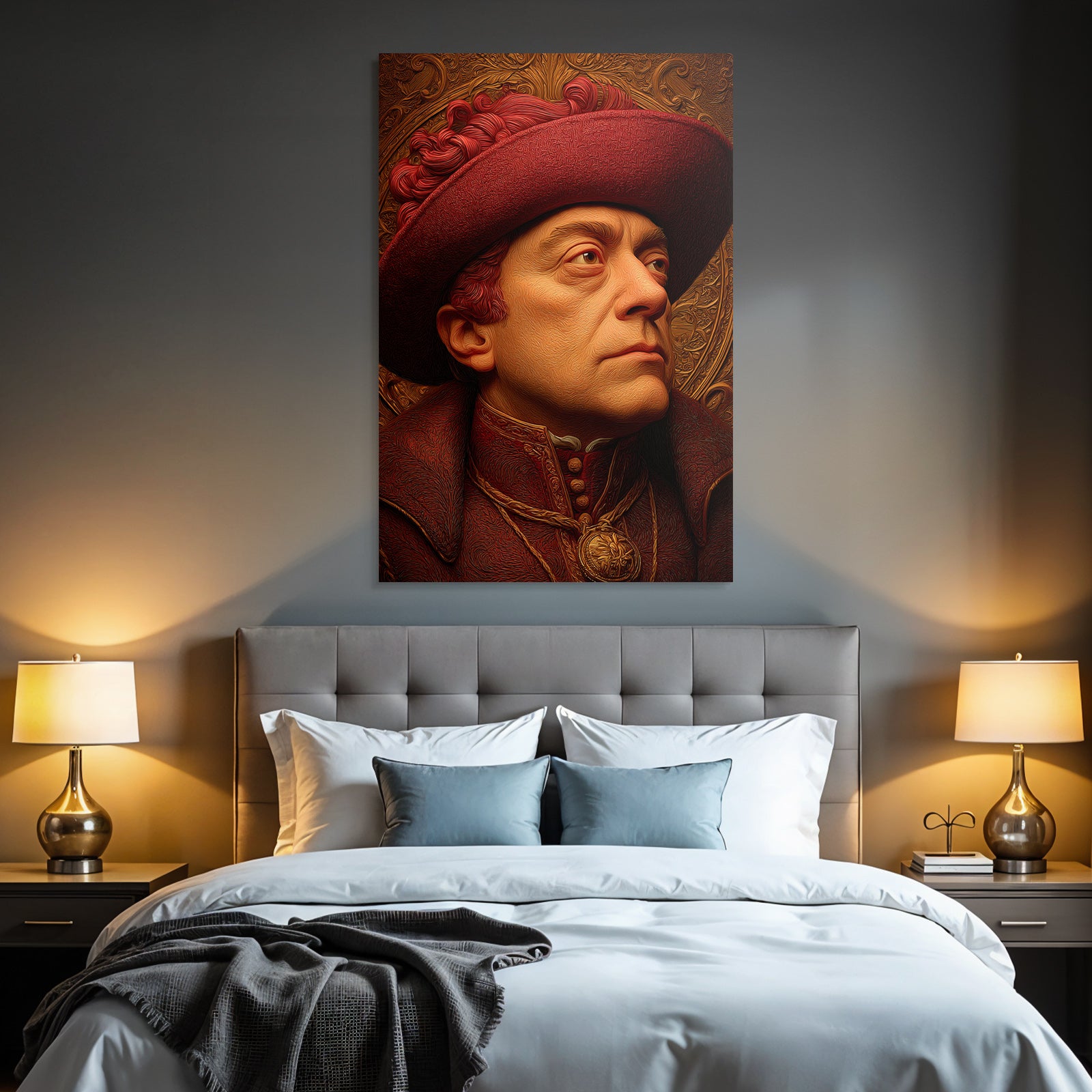 Historische Portrait Kleidung Mit Verzierten Accessoires