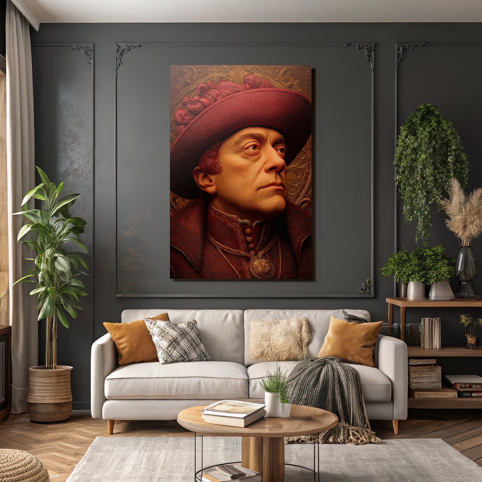 Historische Portrait Kleidung Mit Verzierten Accessoires