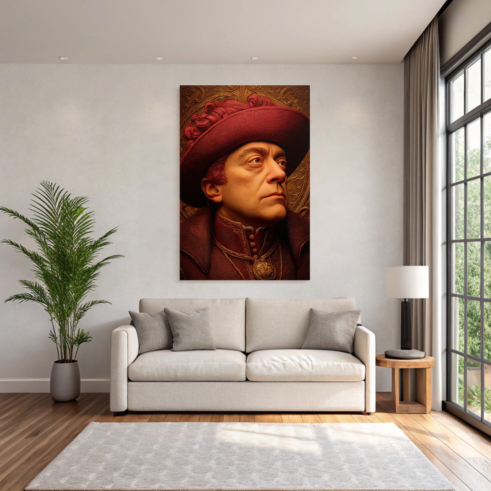 Historische Portrait Kleidung Mit Verzierten Accessoires