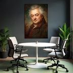 Historisches Portrait Von Einem Mann