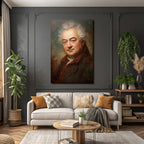 Historisches Portrait Von Einem Mann