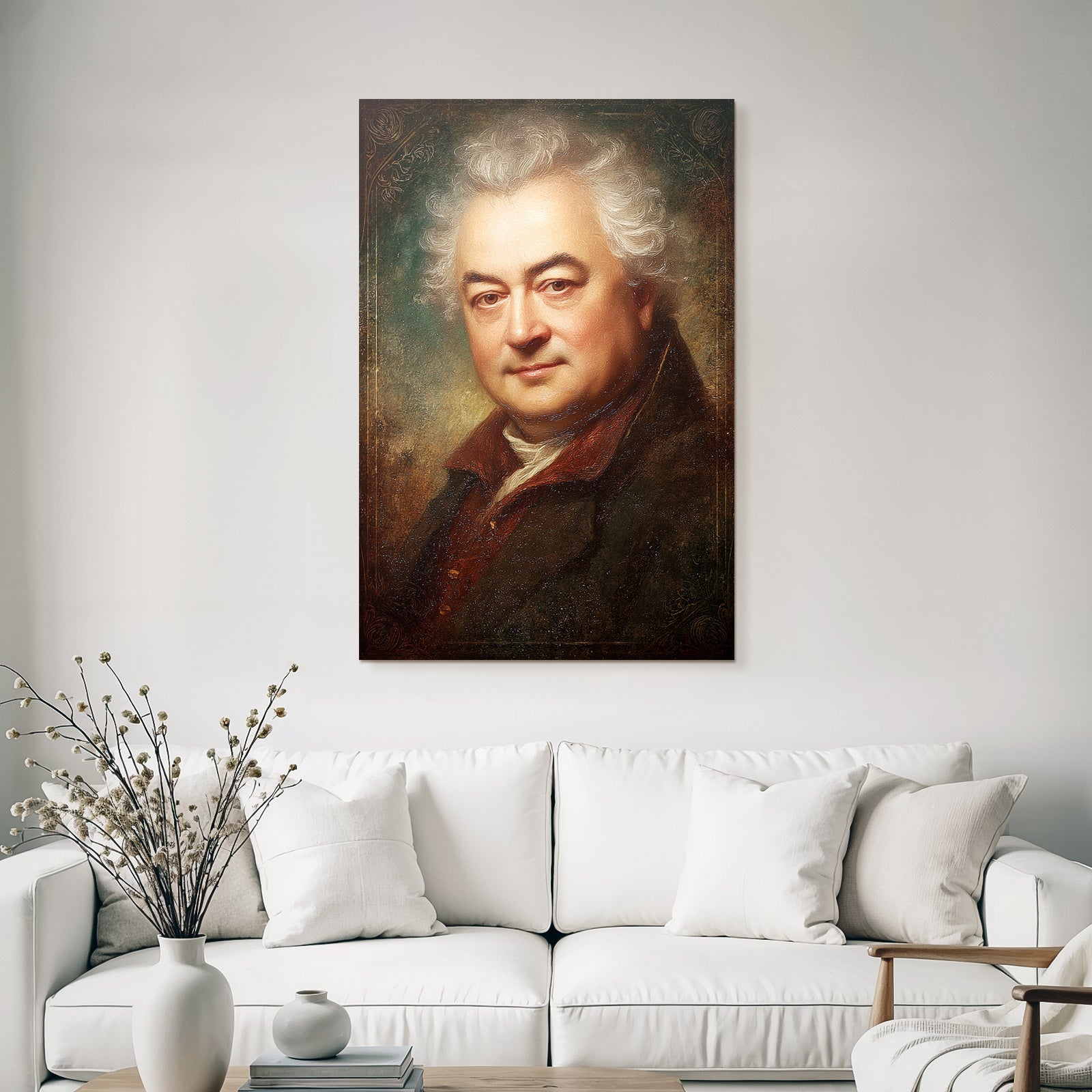 Historisches Portrait Von Einem Mann