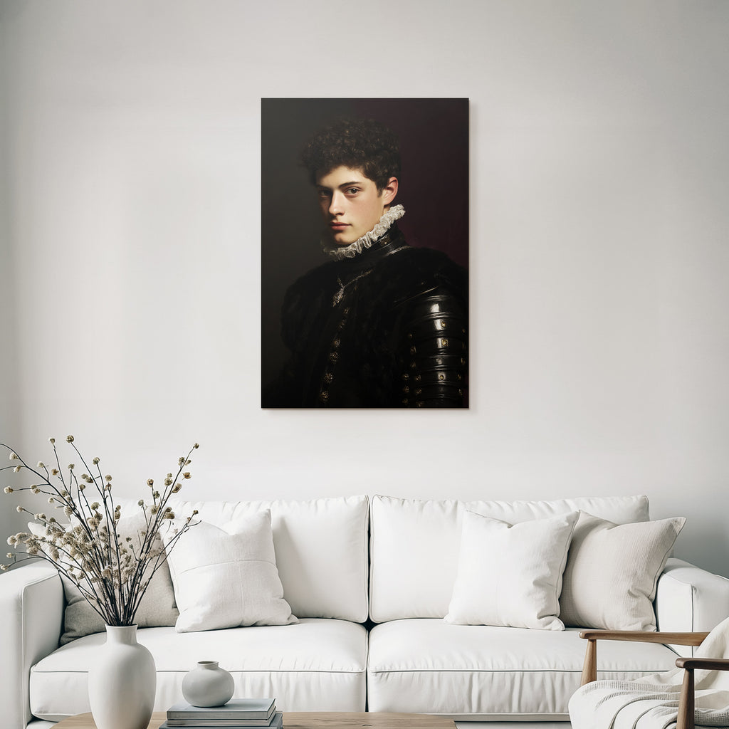 Junger Mann In Historischer Kleidung Portrait