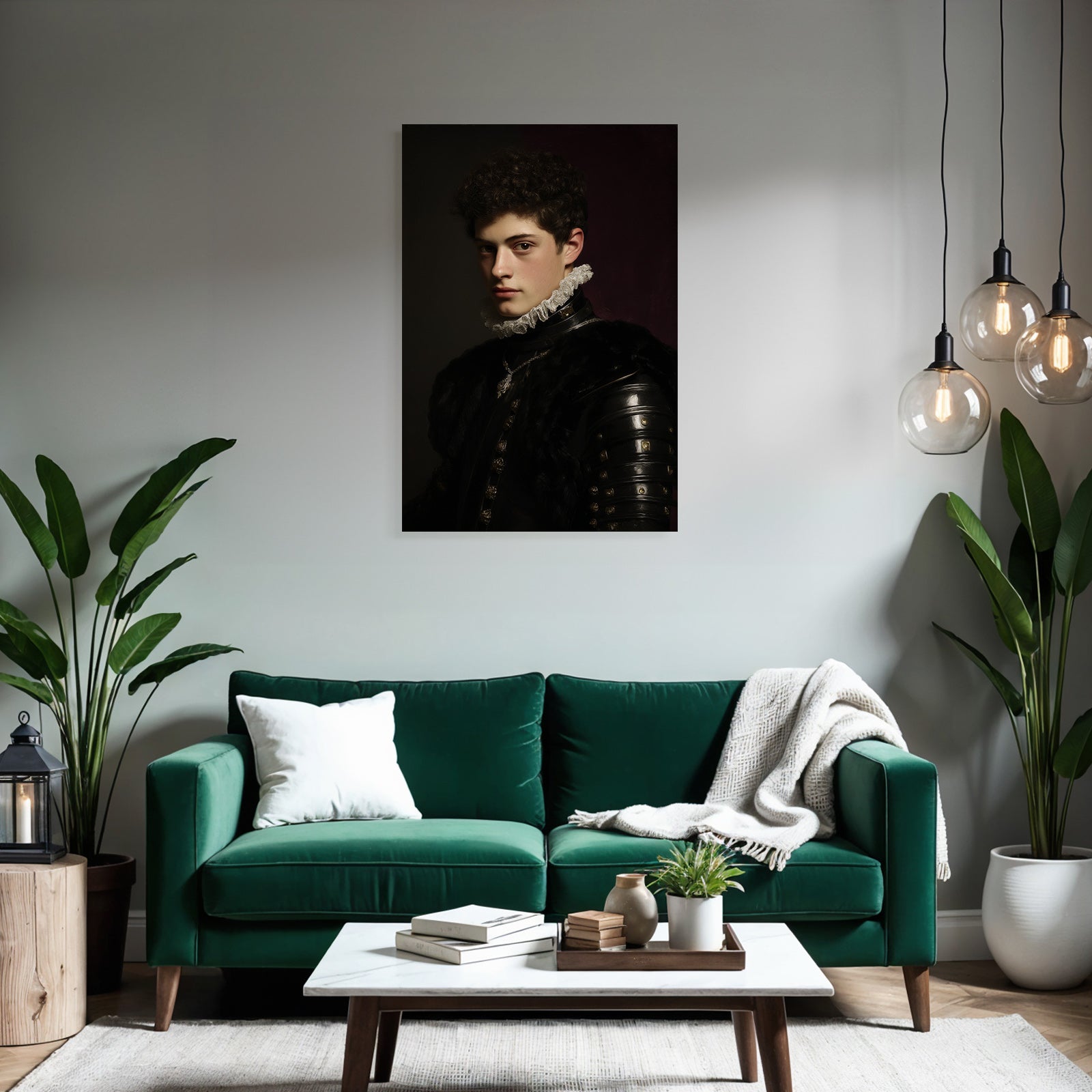 Junger Mann In Historischer Kleidung Portrait
