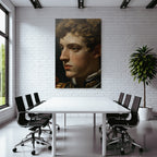 Junges Maennliches Portraet Im Profil Kuenstlerischer Stil