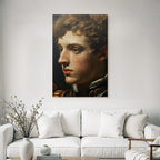 Junges Maennliches Portraet Im Profil Kuenstlerischer Stil