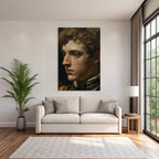 Junges Maennliches Portraet Im Profil Kuenstlerischer Stil