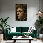 Junges Maennliches Portraet Im Profil Kuenstlerischer Stil