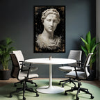 Marmor Bueste Antike Figuren Kunst Stilisiert