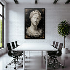 Marmor Bueste Antike Figuren Kunst Stilisiert