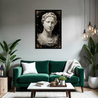 Marmor Bueste Antike Figuren Kunst Stilisiert
