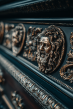 Ornate Decorative Elements Lion Motifs Barocke Stil | Klassisch | Einrichtungsstile