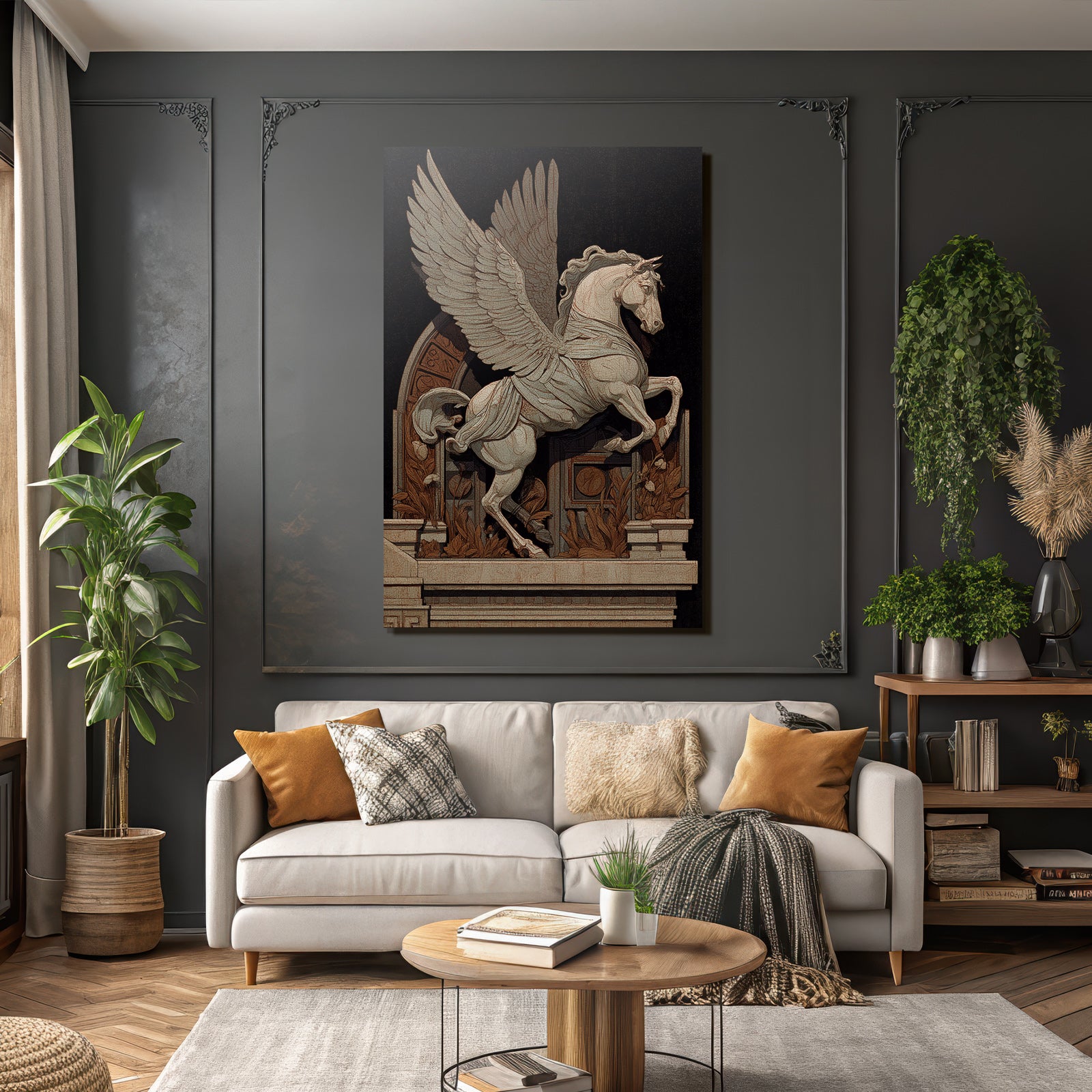 Pegasus Freedom Inspiration Stylized Mythical Creature