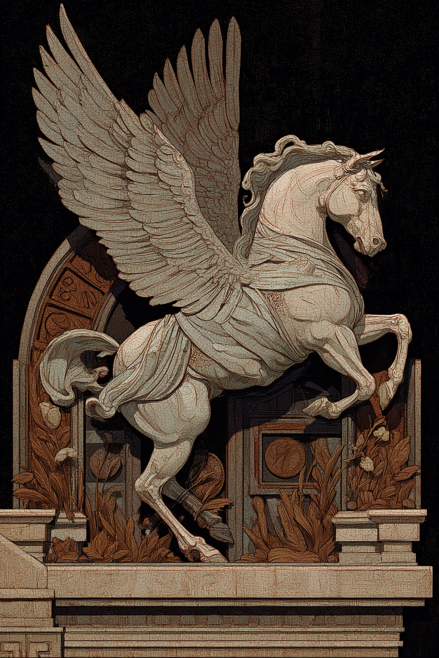 Pegasus Freedom Inspiration Stylized Mythical Creature | Klassisch | Einrichtungsstile