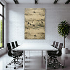 Pferdereiter In Der Landschaft Western Thema Vintage Aesthetik