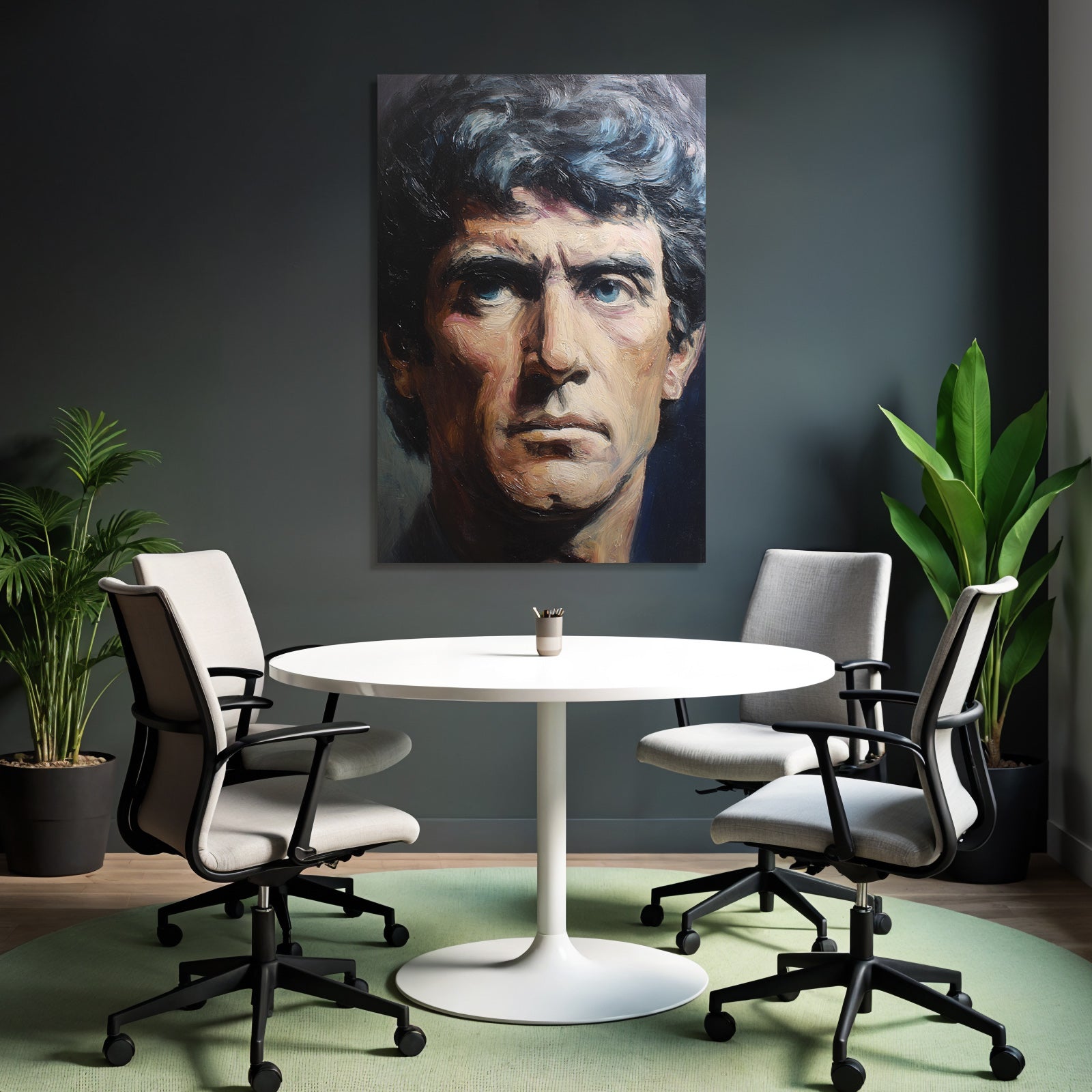 Portrait Eines Mannes Mit Distinktivem Stil