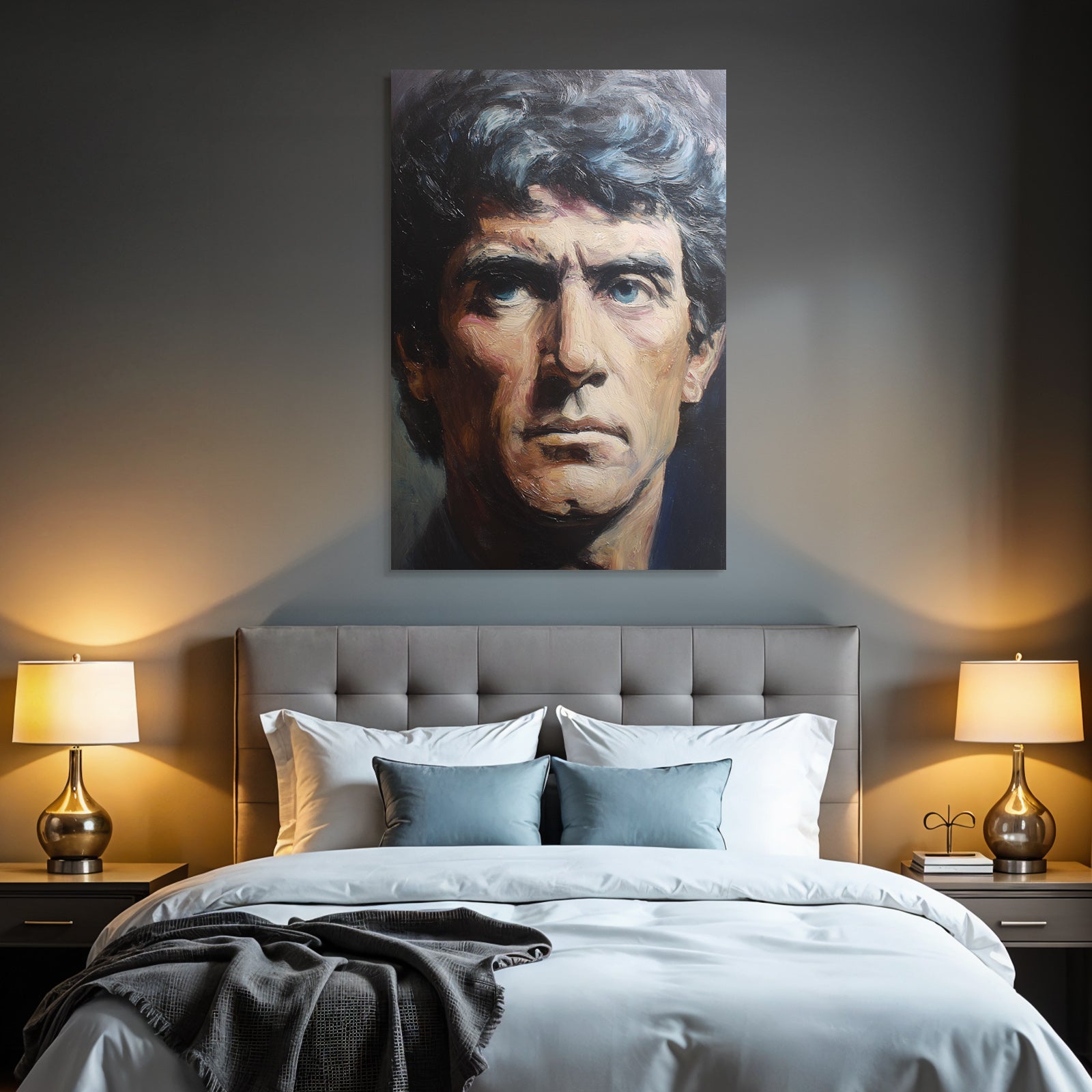 Portrait Eines Mannes Mit Distinktivem Stil