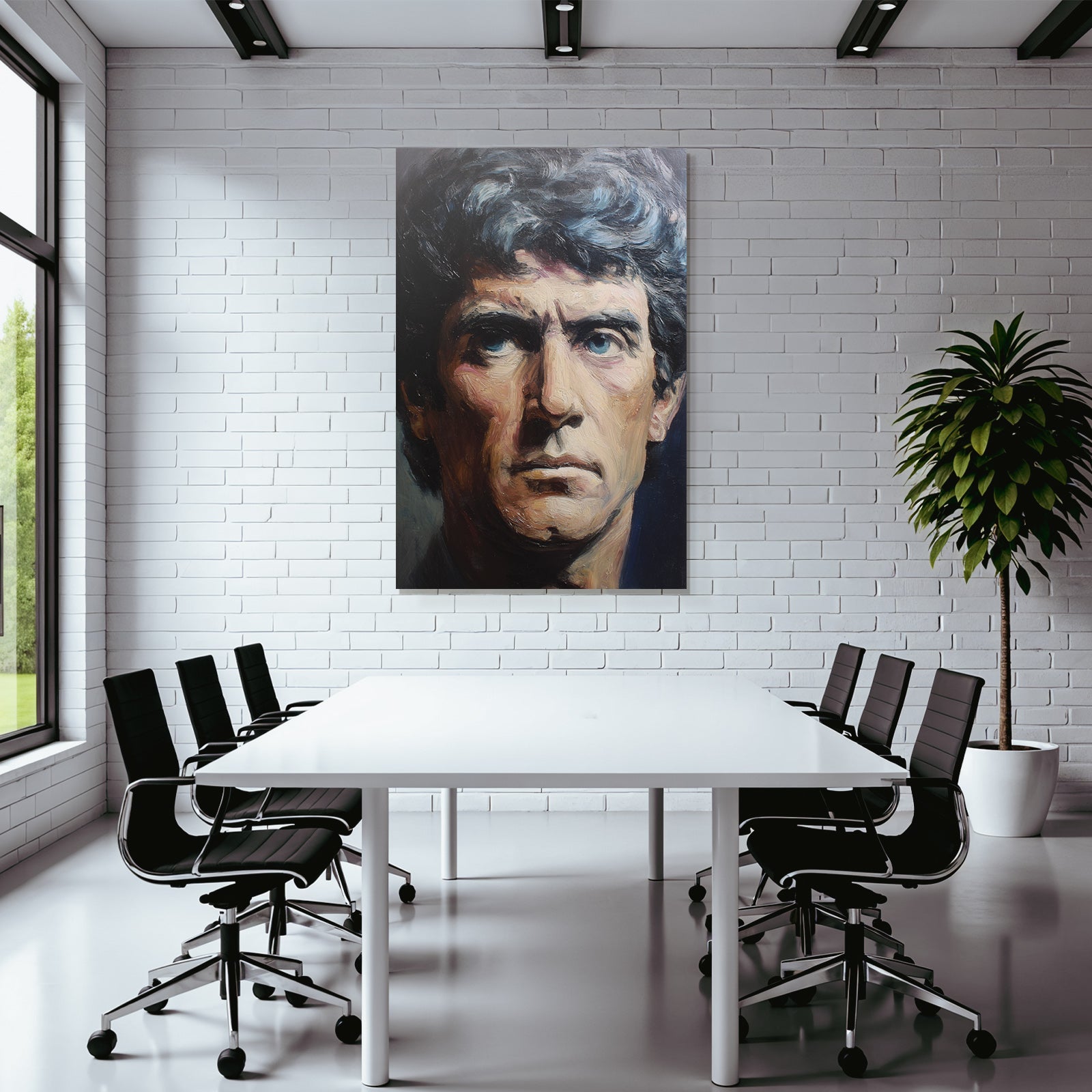 Portrait Eines Mannes Mit Distinktivem Stil