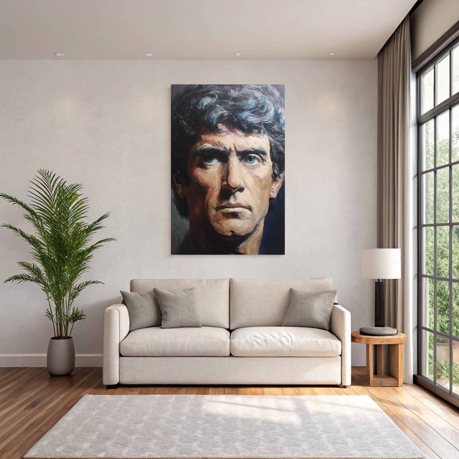 Portrait Eines Mannes Mit Distinktivem Stil