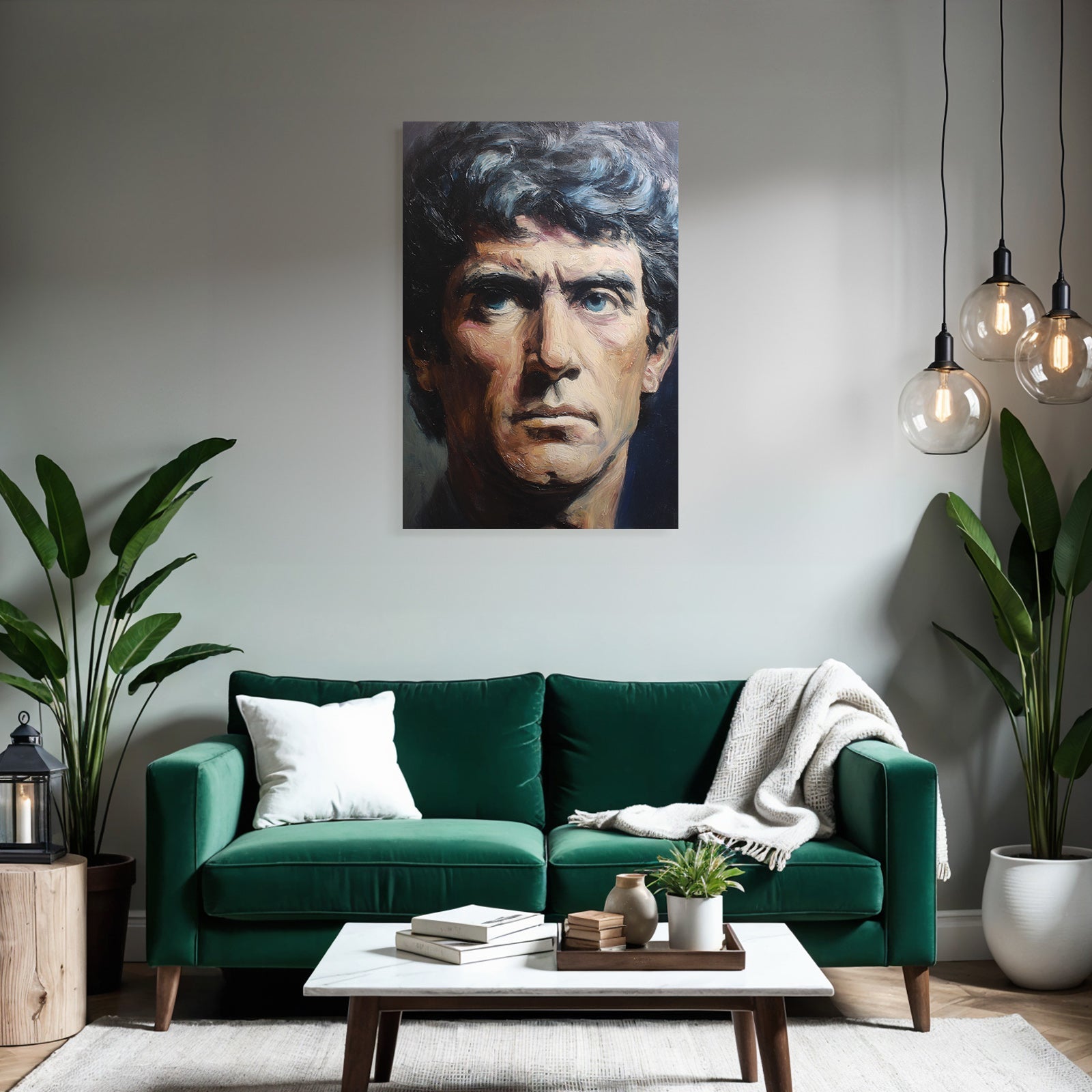 Portrait Eines Mannes Mit Distinktivem Stil