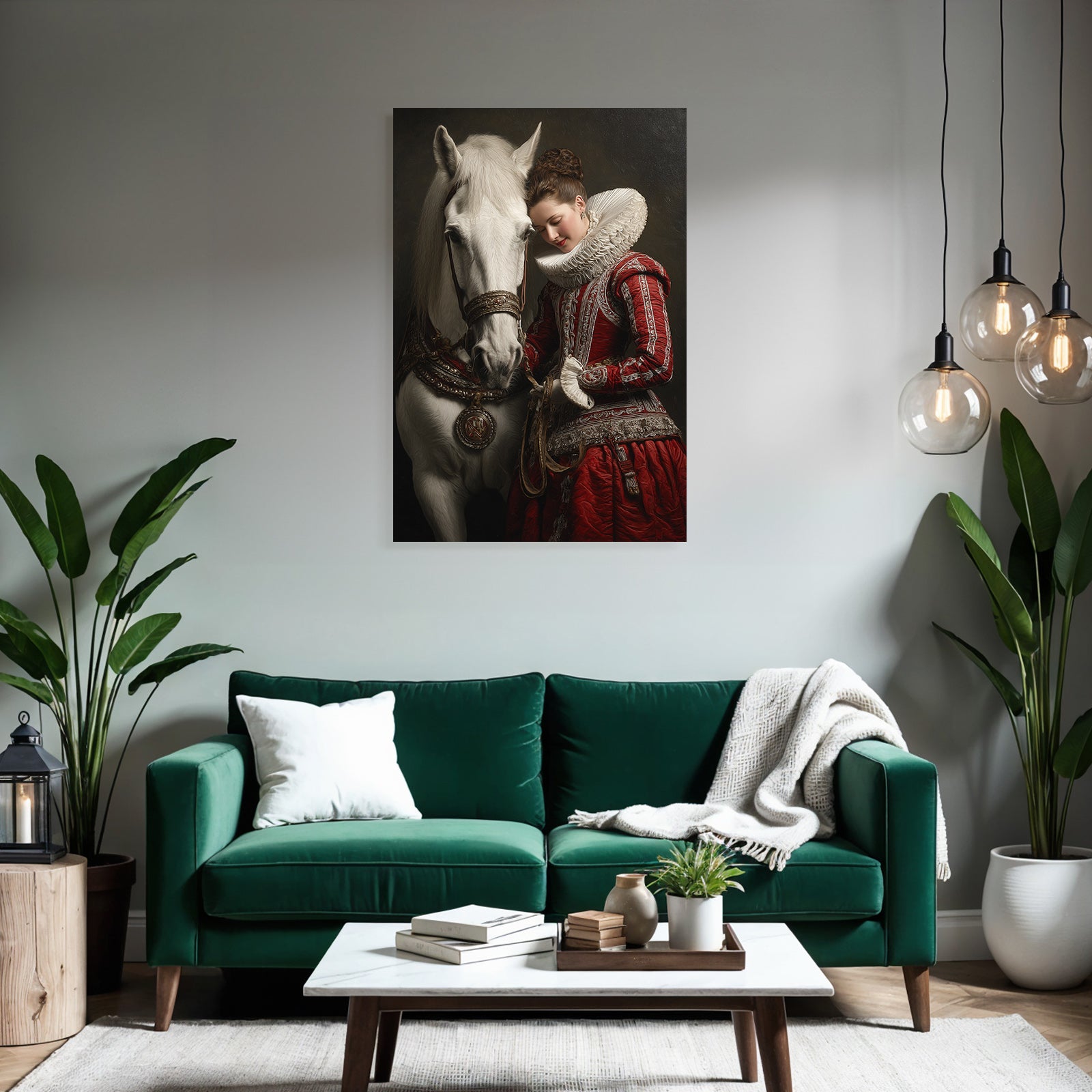 Rochade Und Pferdeliebe Ornate Rotes Kleid Historische Portraitkunst