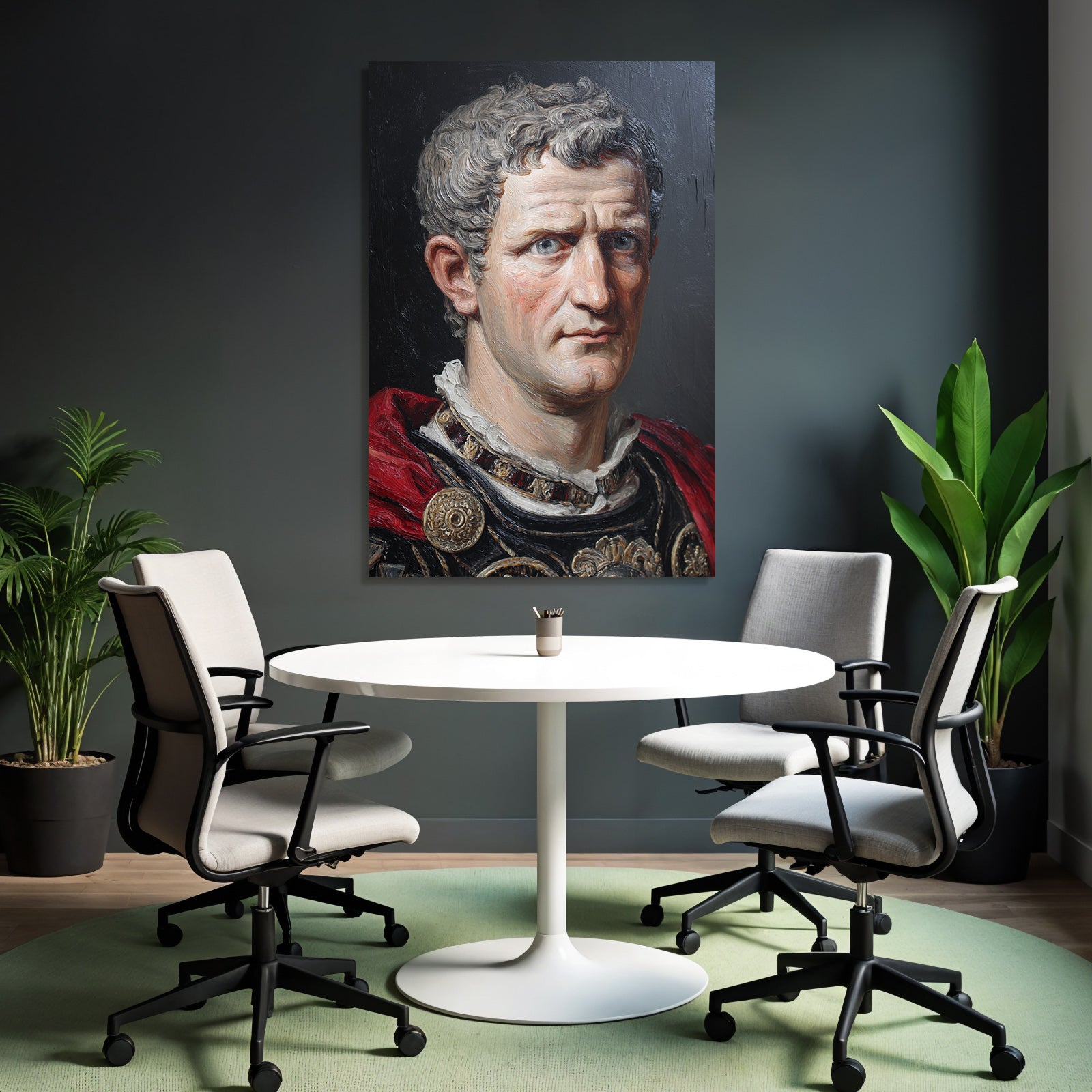 Romantischer Portraet Einer Figuren Aus Der Geschichte
