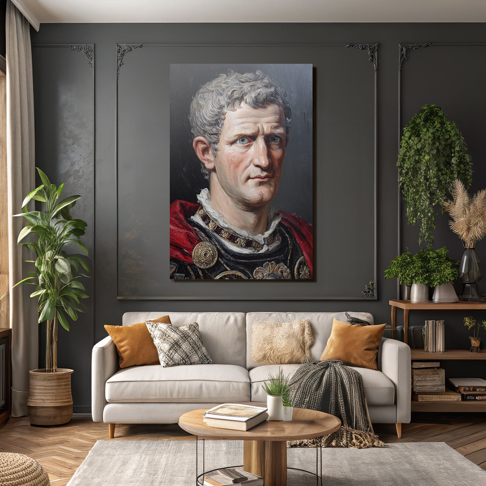 Romantischer Portraet Einer Figuren Aus Der Geschichte