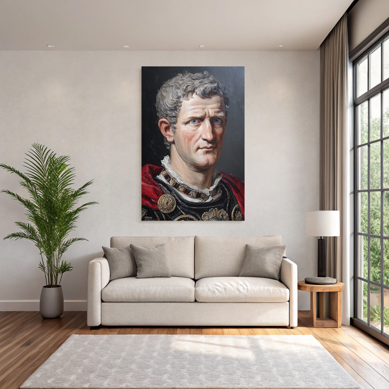 Romantischer Portraet Einer Figuren Aus Der Geschichte